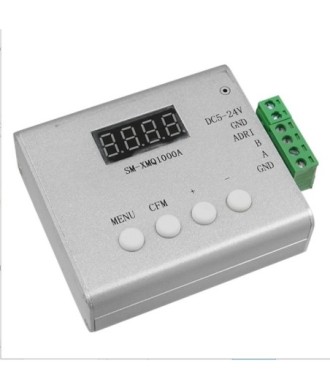 LED RGB GENIUS DMX512 TTL Output Controller SM-XMQ1000A 5-24v για RGB Wall Washer και Digital Neon Strip GloboStar 22629